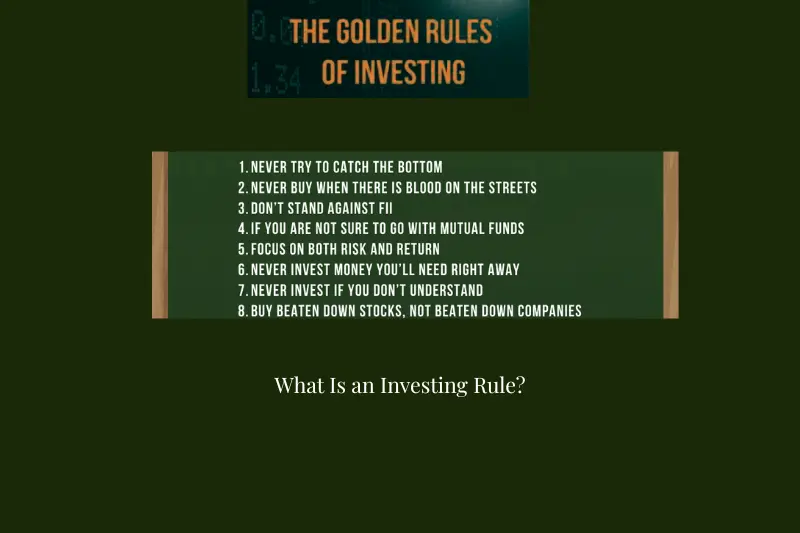 what is an investing rule