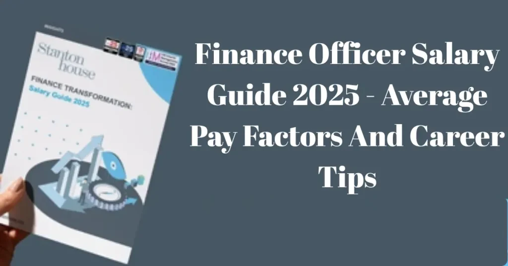 finance officer salary guide 2025